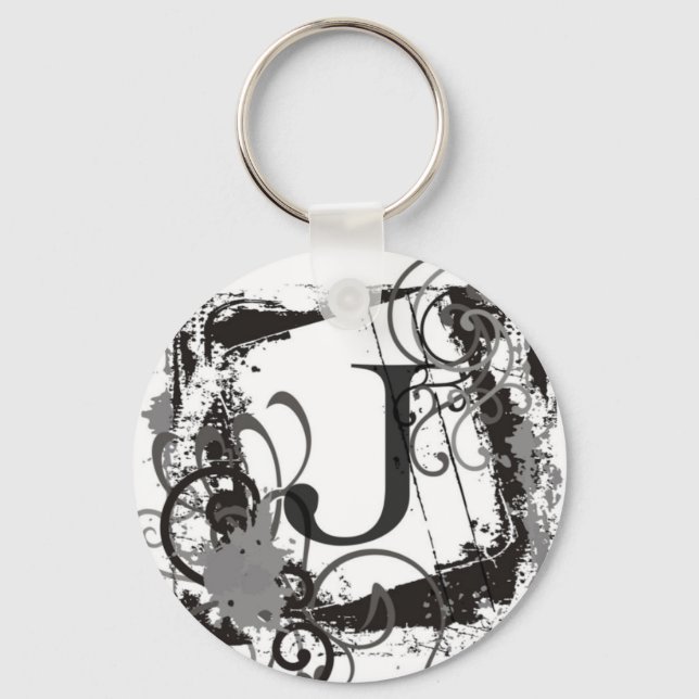 Monogram Keychain "J" Nyckelring (Framsida)