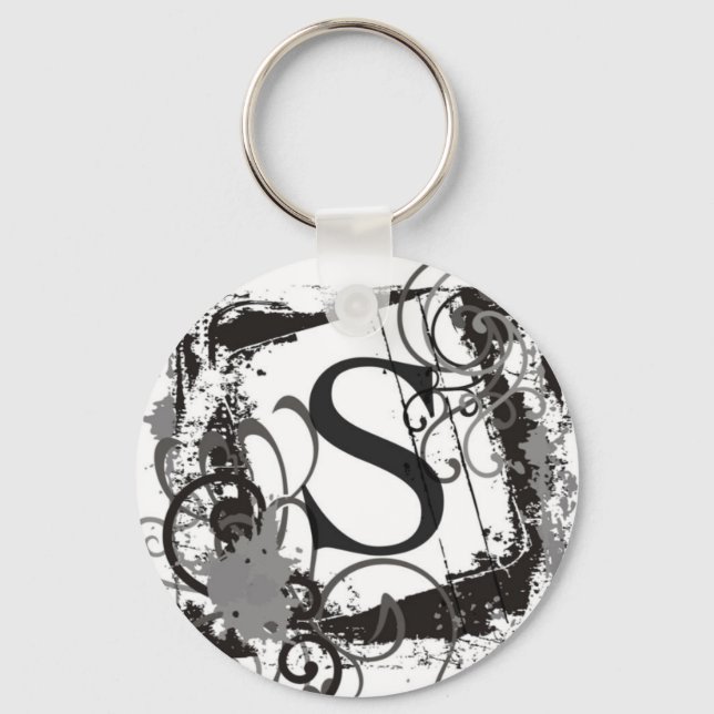Monogram Keychain "S" Nyckelring (Framsida)