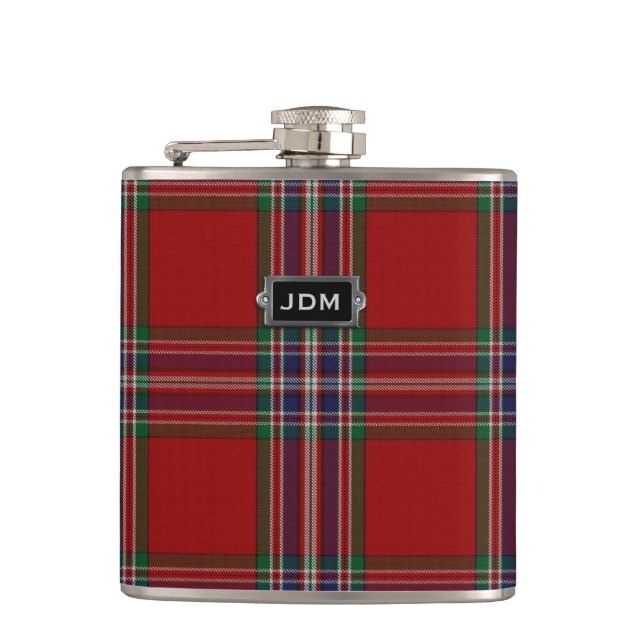 Monogram Klan MacFarlane Tartan-kolv Fickplunta (Framsidan)