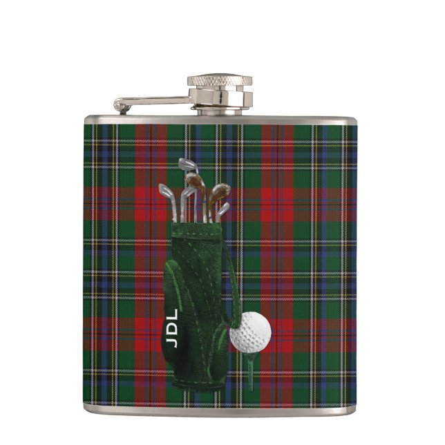 Monogram Klan MacLean Tartan Play Golf-kolv Fickplunta (Framsidan)