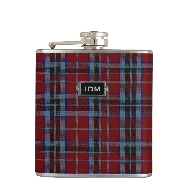 Monogram Klan MacTavish Tartan-kolv Fickplunta (Framsidan)