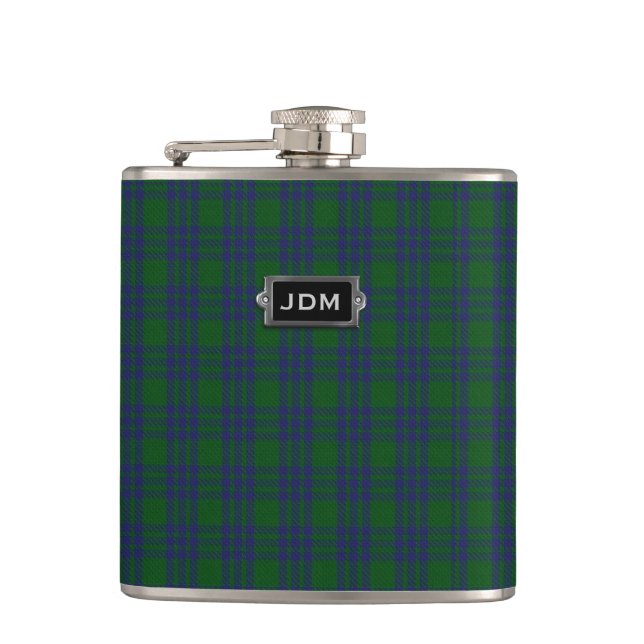 Monogram Klan Montgomery Tartan-kolv Fickplunta (Framsidan)