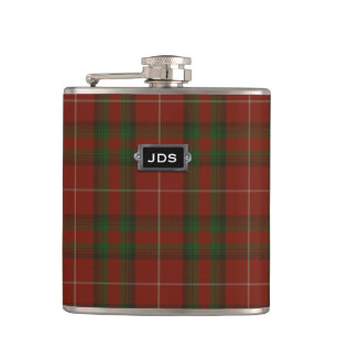 Monogram Klan Stuart of Brute Tartan Play Flask Fickplunta