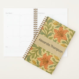 Monogram klassisk botanisk Willam Kraft bakgrund