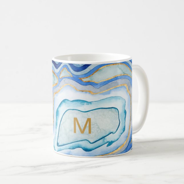 Monogram | Koboltagat II Kaffemugg (Framsida höger)