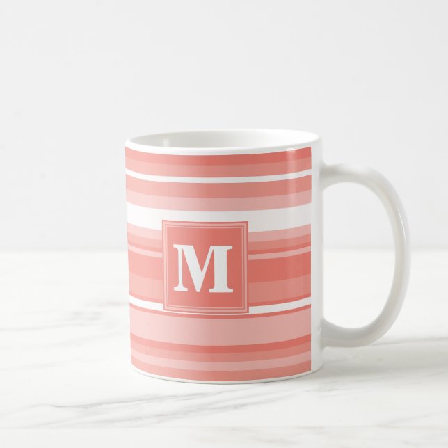 Monogram koral rand kaffemugg (Höger)