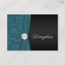 Monogram-kort för säck- och svartvitt tilläggskort