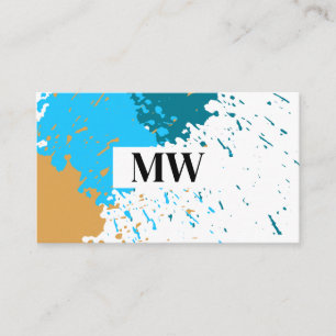 Monogram Kreativets färgplatta Visitkort