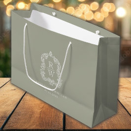Monogram Krönika Sälggrön Bröllop
