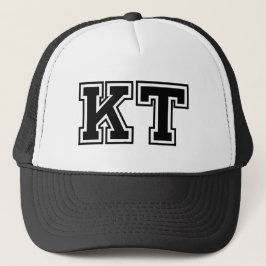 Monogram 'KT' Truckerkeps