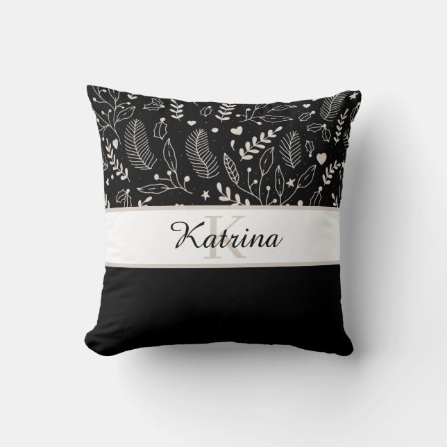 Monogram Kuddcover Kudde (Framsida)