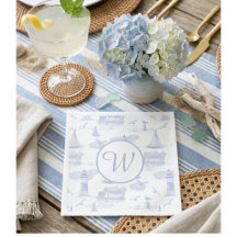 Monogram kusttoalett | Preppy underhållning