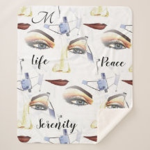 Monogram kvinnlig Chic Konstverk