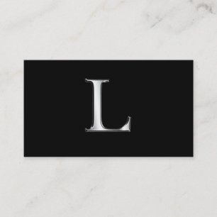 Monogram L-affärskort Visitkort