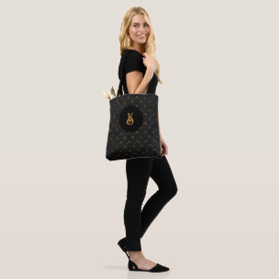 Monogram l Chic Polka Dot Tygkasse