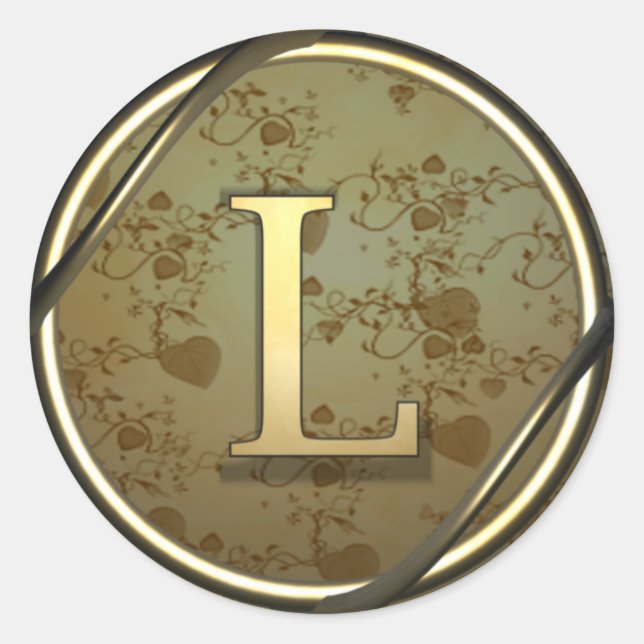 monogram_l runt klistermärke (Framsida)