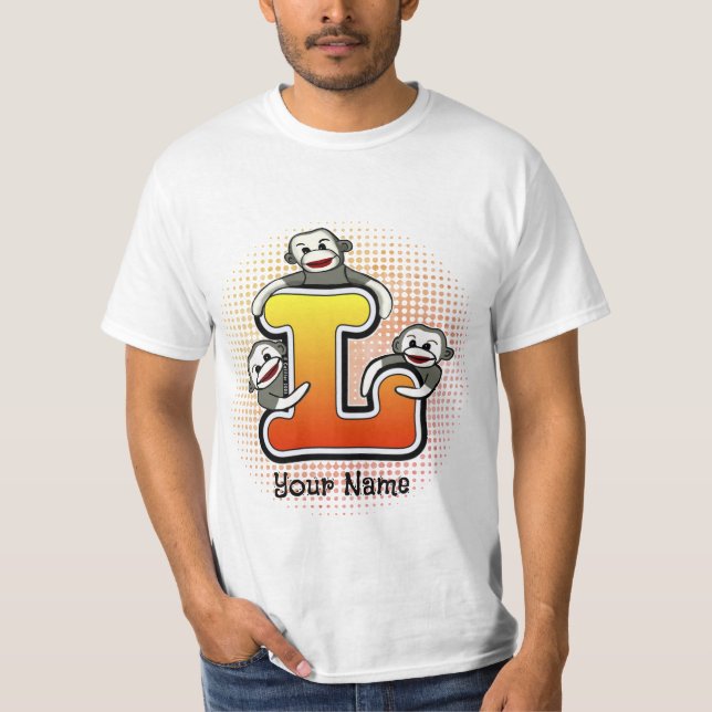 Monogram L Strumpapa T-Shirt (Framsida)