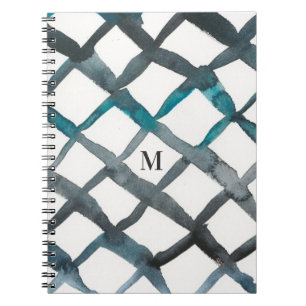 Monogram La Mer VI Anteckningsbok Med Spiral