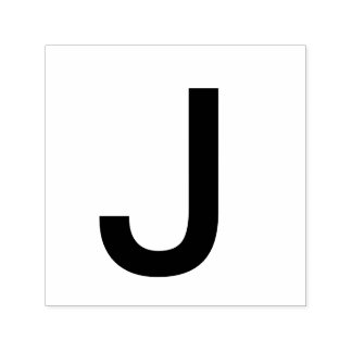 Monogram lägger till alfabet namn brev, enkelt min självfärgande stämpel