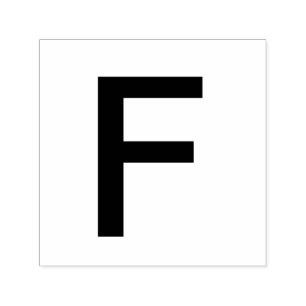 Monogram lägger till alfabet namn brev, enkelt min självfärgande stämpel