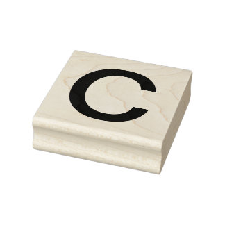 Monogram lägger till alfabet namn brev, enkelt min stämpel