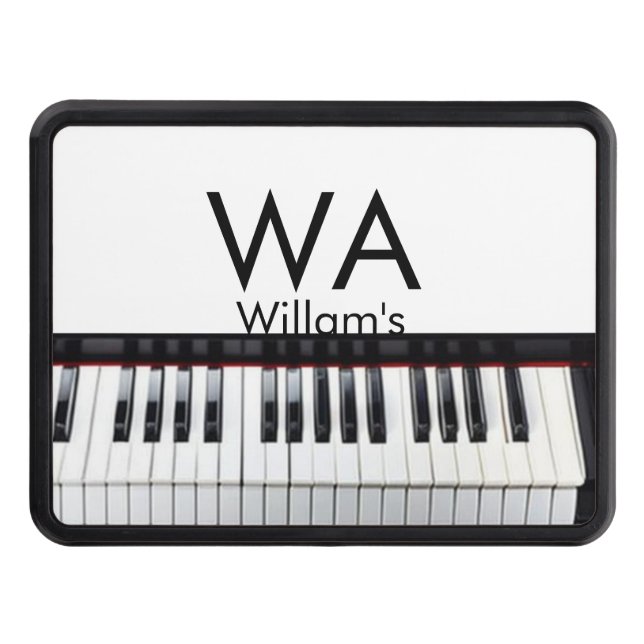 Monogram lägger till den första pianomusiken i bre dragkroksskydd (Framsidan)