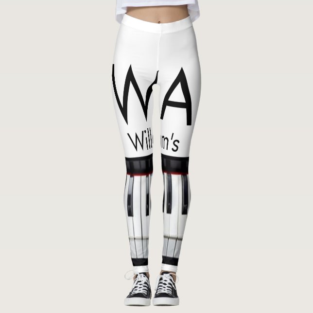 Monogram lägger till den första pianomusiken i bre leggings (Framsida)