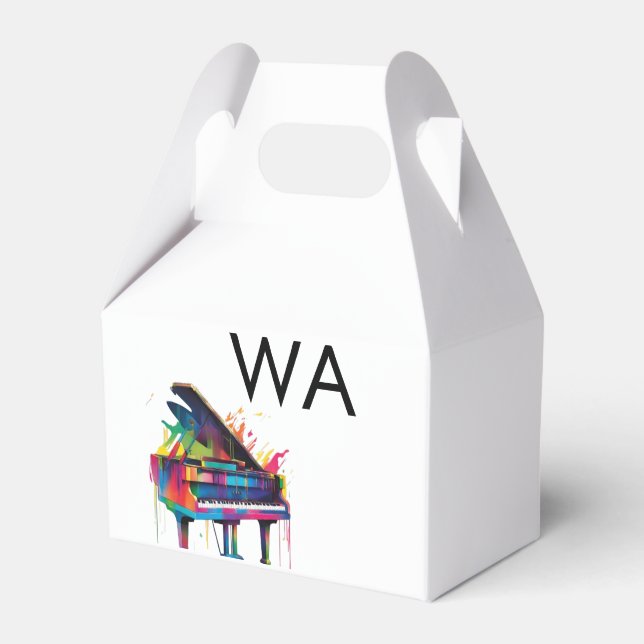 Monogram lägger till den första pianomusiken i bre presentaskar (Framsidan Sidan)