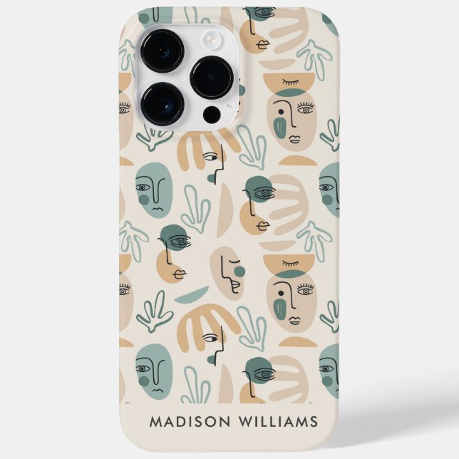 Monogram - lägsta moderna Fodral-Mate iphone case (Baksida)