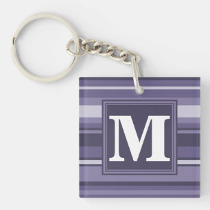 Monogram läsk lila rand