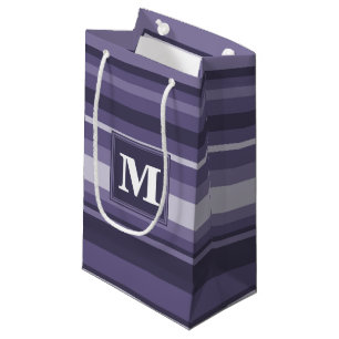 Monogram läsk lila rand