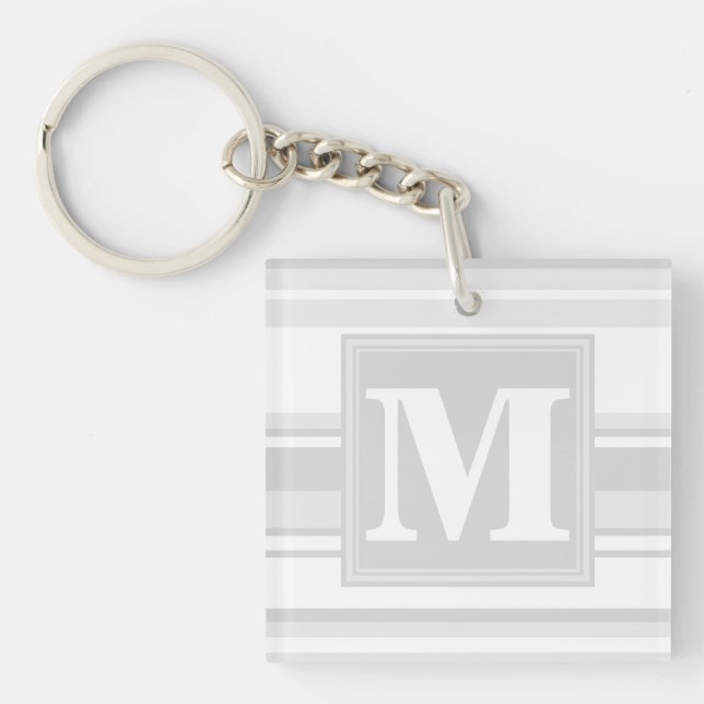 Monogram lätt grått rand (Framsidan)