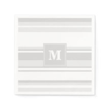 Monogram lätt grått rand