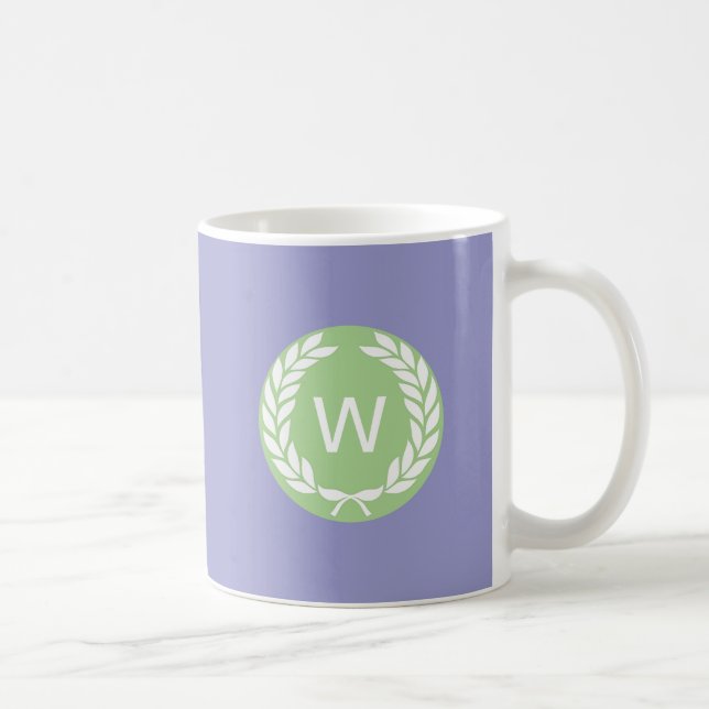 Monogram Laurel Löv Wandeans Kaffemugg (Höger)