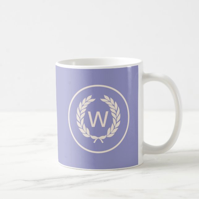 Monogram Laurel Löv Wandeans Kaffemugg (Höger)