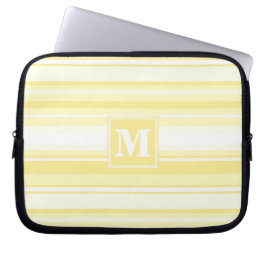 Monogram lemon gult rand laptop sleeve