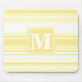 Monogram lemon gult rand musmatta