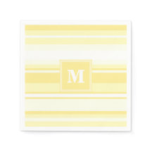 Monogram lemon gult rand