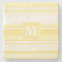 Monogram lemon gult rand