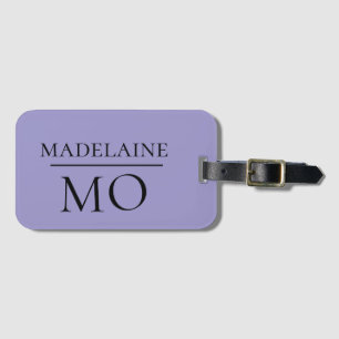 Monogram Lila Black Personal Travel Bagagebricka