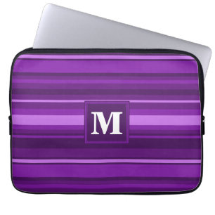 Monogram lila rand laptop sleeve