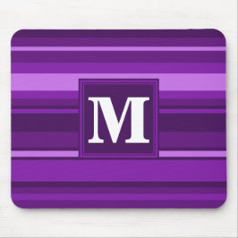 Monogram lila rand musmatta