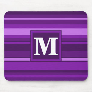 Monogram lila rand musmatta