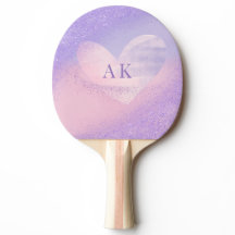 Monogram lila rosa gradient hjärta