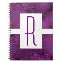 Monogram Lila Specklad