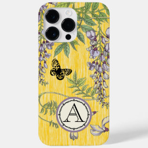 Monogram Lilac och Gult Vintage Wistria iphone