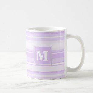 Monogram lilac rand kaffemugg