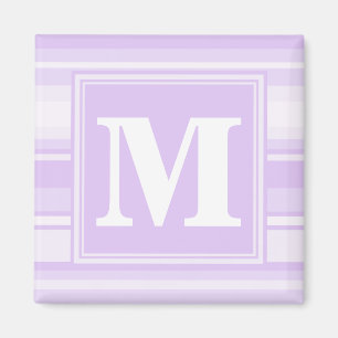 Monogram lilac rand magnet