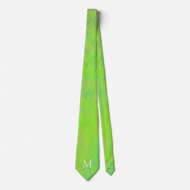 Monogram Lime Green MarLED Art Slips (Framsida)