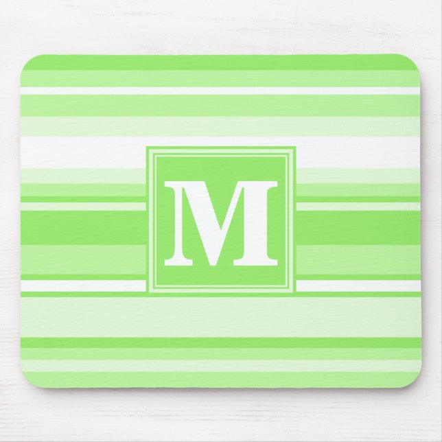 Monogram lime green rand musmatta (Framsidan)